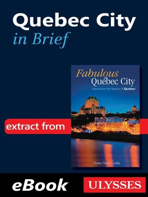 cover image of Quebec City in Brief